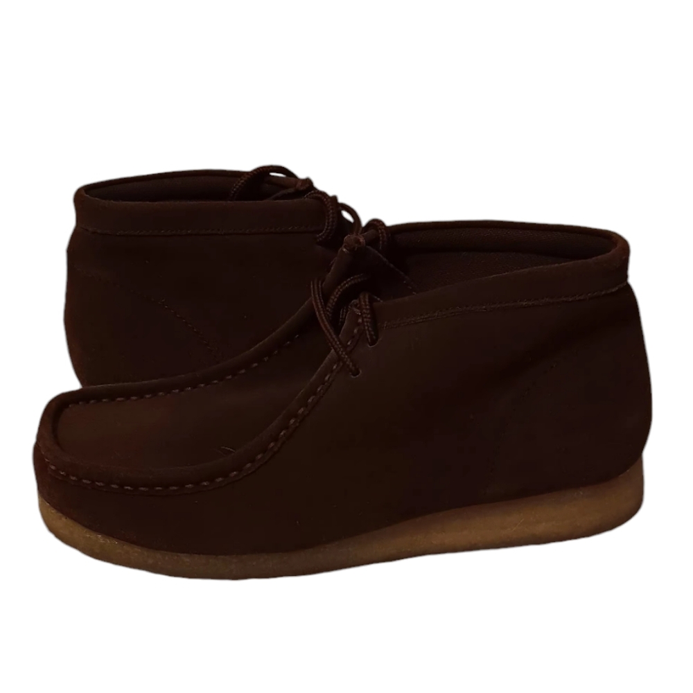 St. John's Bay Wallaby Mocassin Brown Size 8 Minimal Wear Men's